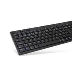 Rapoo Set klávesnice s myší 8050T, CZ/ SK layout - černá