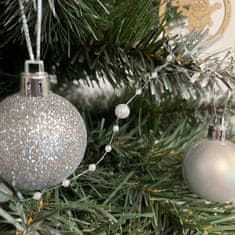 Ruhhy Věnec na vánoční stromeček - perly 5m Ruhhy 22499 