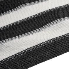 Vidaxl Stínicí tkanina antracitová a bílá 1,8 x 25 m HDPE 195 g/m²