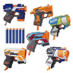 Hasbro Velká sada Nerf Strike Gun 6 ks pistolí + pěnové náboje ZA5181