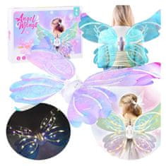 JOKOMISIADA Svítící křídla pro motýly, elfy, víly Fairy Fairy Wings ZA5004