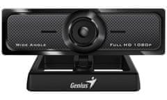 Genius WideCam F100 V2, Webkamera, Full HD, 1920x1080, mikrofon, otočný držák, USB 2.0, UVC, černá