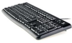 Logitech drátová klávesnice K120 - EMEA - CZ layout - černá