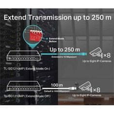 TP-Link Switch TL-SG1210MP 8x GLAN/PoE+, 1x GLAN, 1x SFP combo, 124W