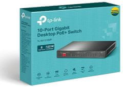 TP-Link Switch TL-SG1210MP 8x GLAN/PoE+, 1x GLAN, 1x SFP combo, 124W