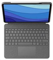 Logitech Combo Touch for iPad Pro 11" (1.2.3.4. gen.) - GREY - UK - INTNL