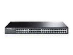 TP-Link TL-SF1048 48-Port 10/100M Switch, 48 10/100M RJ45 Ports, 1U 19-inch Rack-mountable Steel Case