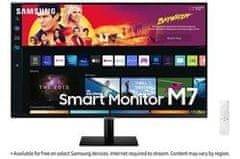 Samsung Smart Monitor M7 32" LED VA 3840x2160 Mega DCR 4ms 300cd HDMI USB-C Wifi repro