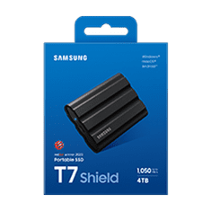 Samsung T7 Shield/4TB/SSD/Externí/2.5"/Černá/3R