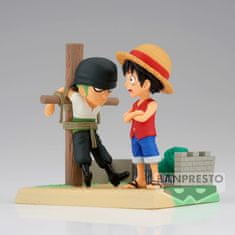 BANPRESTO One Piece Log Stories Monkey D Luffy & Roronoa Zoro figure 7cm 