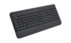 Logitech K650/Bezdrátová USB + Bluetooth/CZ-SK layout/Černá