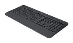 Logitech K650/Bezdrátová USB + Bluetooth/CZ-SK layout/Černá