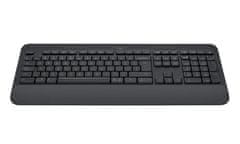 Logitech K650/Bezdrátová USB + Bluetooth/CZ-SK layout/Černá