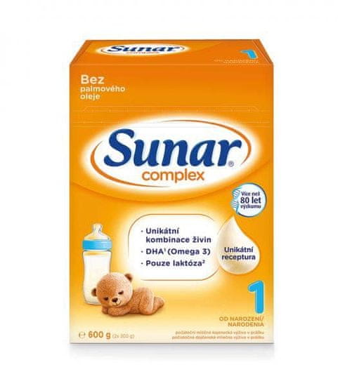 Sunar Complex 1 Mléko počáteční 600 g