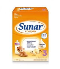 Sunar Complex 3 Mléko batolecí Vanilka 600 g