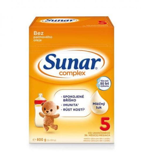 Sunar Complex 5 Mléko kojenecké 600 g