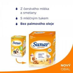 Sunar Complex 3 Mléko batolecí Vanilka 600 g