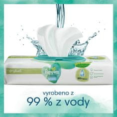 Pampers Ubrousky vlhčené Harmonie Aqua Plastic Free 24x48 ks