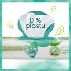 Pampers Harmonie Aqua vlhčené ubrousky Plastic Free 4x48 ks = 192 ks