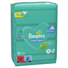 Pampers Fresh Clean XXL Vlhčené ubrousky 4x80 ks