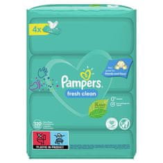 Pampers Fresh Clean XXL Vlhčené ubrousky 4x80 ks