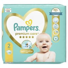 Pampers Pleny jednorázové Premium Care vel. 2 (88 ks) 4-8 kg