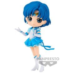 BANPRESTO Pretty Guardian Sailor Moon Cosmos the Movie Eternal Sailor Mercury ver.A Q posket figure 14cm 