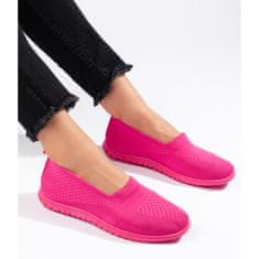 Růžová sportovní obuv slip-on velikost 40