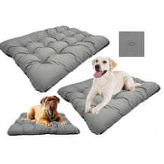 AIO FACTORY Prestige Dog Pillow, Voděodolný pelíšek pro psy 120x80 cm - šedý