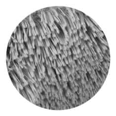AIO FACTORY Polštář do pelíšku s vysokým bokem shaggy 80x60 cm světle šedý