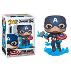 Funko POP figurka Marvel Avengers Endgame Captain America s Broken Shield & Mjolnir 