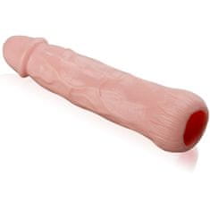 XSARA Návlek z kůže cyberskin prodlužující penis až o 6,5 cm- lbb 026208