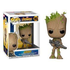 Funko POP figurka Marvel Avengers Infinity War Teen Groot with Gun 