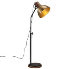 shumee Stojací lampa 25 W staromosaz 30 x 30 x 100–150 cm E27