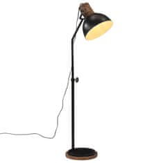 shumee Stojací lampa 25 W černá 30 x 30 x 100–150 cm E27