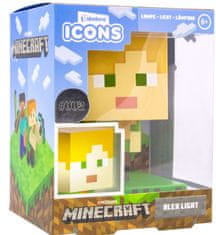 OEM Dekorativní svítící plastová figurka Minecraft: Alex (výška 10 cm)