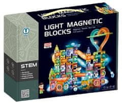 iMex Toys magnetická svítící kuličková dráha Magnetic 202 ks