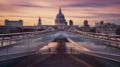 Pelcasa Millennium Bridge Leading Towards St. Paul'S Church - 50x70 cm 