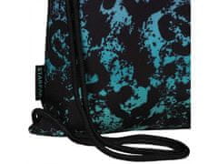 sarcia.eu Černá taška na boty, školní taška přes rameno s leopardím vzorem 36x46 cm STARPAK 