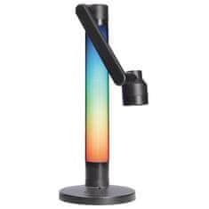 Solight LED stmívatelná lampička s RGB podsvícením, 10W, 600lm, změna chromatičnosti, dálkový ovladač