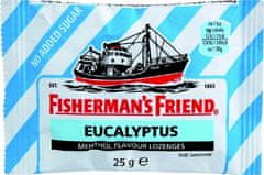 Fisherman's Friend Fisherman´s Friend Fishermans Friend bonbóny dia eukalyptus modré 25 g