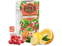 Basilur BASILUR Fruit Infusions Ovocný čaj bez kofeinu s příchutí malin a citronu 25x2g x3