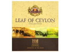 Basilur BASILUR Leaf of Ceylon - Směs černých a zelených čajů v sáčcích 