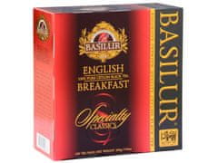 Basilur BASILUR English Breakfast - Černý čaj v sáčcích, 100x2g x1