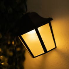 LUMILED Solární zahradní svítidlo LED světelný řetěz 3,8m Girlanda ARIA s 10x LED dekorativní LUCERNY 3000K Teplá bílá