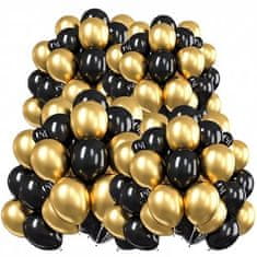 Foxter 2794 Černozlatá girlanda ze 102 balonků