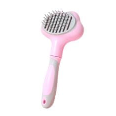 Nuxie 2706 Samočistící kartáč na psy a kočky Hair Brush modrý