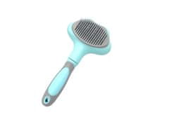 Nuxie 2706 Samočistící kartáč na psy a kočky Hair Brush růžový