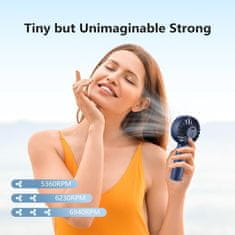 VYZIO® Mini Ventilátor na krk, USB ventilátor, Přenosný ventilátor na krk | HANDCOLIO