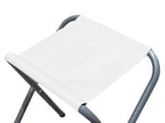 Aga Kempingová skládací židlička Bílá
